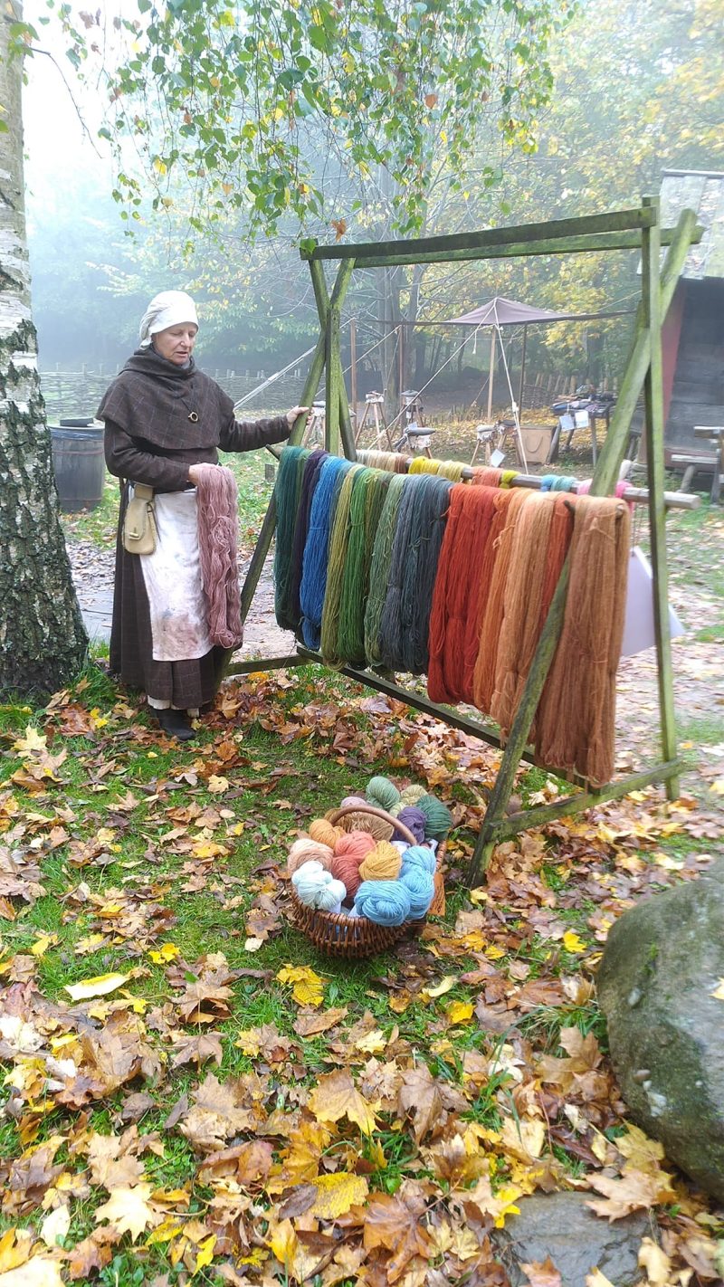 Farvekone plantefarve garn